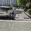 4월 23일 스톱바 반사판 설치 및 2218동 옥상문 퍼티 작업 이미지