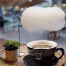 싱가포르 한 카페에서 개발한 구름 커피 이미지