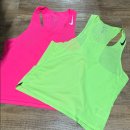 4625 | 레이싱 싱글렛, 러닝나시 하이퍼 핑크, 형광 L, XL사이즈 비교 (DM4625-639DM4625-358) 착용샷 포함