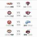 2011 롯데카드 프로야구 5월 10일 경기일정 이미지