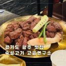 고기연구소 | 경기도 광주맛집 경안동 광주고기집 고굽연구소 숙성고기 솔직후기