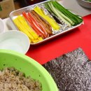 소풍갈때 제일의 도시락 부추오색김밥 불고기유부초밥 만들기와 유명한곱창골 최고의 맛을 드립니다 ^^ 이미지