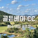 원더풀 골프장 | [라운딩후기] 충남 태안 골든베이CC