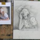 연필드로잉 소묘(기초다지기) 이미지