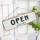 open&closed 철재 보드/프로방스/컨츄리/쉐비/화이트데코/인테리어소품 이미지