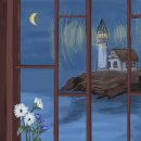 To the lighthouse 📚🎨✨💡🌊 이미지