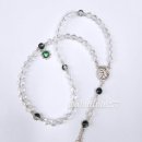 수정-5 | 기도에 집중되는 6mm 수정 5단 묵주 후기｜맑고 단정한 기도용 묵주 추천