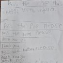 Pass the pie please 이미지