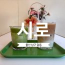 카페ㅣ 데이트 코스로 딱! 진한 말차크림라떼와 생화 향기에 반하고 온 감성 공간 '시로'의 솔직 후기!