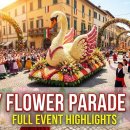 Italy Flower Parade 2026 - Full Event Highlights - Stunning Carri Fioriti. 이미지