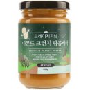 크레이지피넛 땅콩버터 100% 국산 땅콩 잼, 2개, 200g, 아몬드 크런치 땅콩버터 이미지