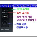 삼성 ML-2164 흑백레이저 프린터 제어판(조작부) 설명 이미지