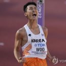 높이뛰기 우상혁, 한국육상 최초로 세계선수권 은메달 이미지