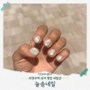 늘솜네일(Neulsom Nail) | 의정부네일샵 늘솜네일 민트 시럽네일 투명자석젤 여름네일 추천