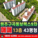 늘푸른부동산중개 | 📍 원주 구곡동보렉스9차 902동 13층 43평형 매매｜푸른숲부동산