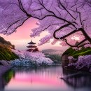 일본 벚꽃 명소 우에노온시공원, 고치공원, 구마모토성, 아라시야마 이미지