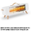 클래식 전기히터 스토브 캠핑난로 이미지