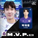 2023 하나원큐 K리그2 6라운드 베스트 11 (MVP 박재용, 안드리고, 주현우) 이미지