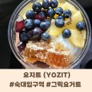 [숙대입구] 간단한 점심으로 좋은 그릭요거트 맛집 '요지트 YOZIT' 내돈내산 후기