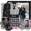 woollen Lucy peacoat &amp; Christian Louboutin shoes 이미지