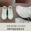 통영 물세탁 | 구찌 라이톤 스니커즈 세탁작업 후기 &amp; 명품 신발 세탁 전문점 리페어119 진주 사천 거제 통영 여수