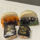 디저트 카페 :) 아니버 아찌샌드 :) 카톡 예약 픽업...두바이초코, 뽀또 황치즈, 말차 오레오 샌드베이글