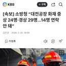 [속보] 소방청 “대전공장 화재 중상 24명·경상 29명…14명 연락 안 돼” 이미지