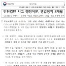 인천 검단 아파트 지하주차장 붕괴 사고(2023.4.29.) 발생과 관련 GS건설 등 5개사 영업정지 8개월 행정처분 이미지