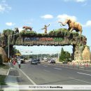 사거리 조형물 이미지