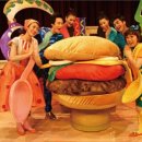 푸니와 햄버거 이미지