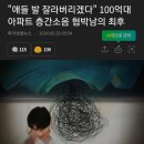 100억원대 초고가 아파트, 층간소음 결말 이미지