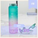 튼튼 스포츠 클럽 | 24시 헬스클럽 정은지 물병 1리터 대용량 다이어트 텀블러, 어쉐어 실사용 후기