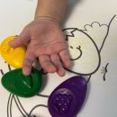 크레용유치원 | 옴모 베이비 크레용, 17개월 첫 색놀이 손에 안 묻는 크레용