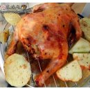 오븐 작 치킨 이미지