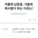 여름에 남동풍, 겨울에 북서풍이 부는 이유는? 이미지