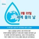 3월22일은 세계물의 날 이미지