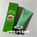 라벨영 쇼킹 두피팩 두피 가려움, 두피냄새, 두피 각질 홈케어 후기