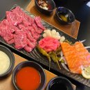 육회랑 연어랑 이미지