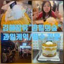 주식회사 눈꽃푸드(눈꽃대패) | 김해 장유 과일의 숲 본점에서 즐긴 달콤한 늦은 밤 망고 빙수 나들이