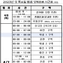 2023년 성목요일 밤샘 성체조배 시간표 이미지