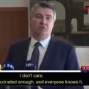 크로아티아대통령은 , 이것은 사기,더 이상 백신 접종을 허용하지 않겠다 선언. 이미지