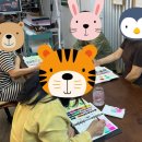 수채화와 디지털 보태니컬 드로잉 이미지