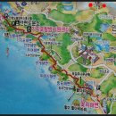 삼봉해변길-기지포해변-안면해변-두여해변-두여전망대-밧개해변-두에기해변-방포해변-방포전망대-꽃다리-꽃지해수욕장주차장 이미지