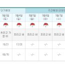 강원도 속초 주간 날씨 ㅡㅡ; 이미지