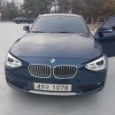 (판매완료) BMW/118d urban/2014년식/42500킬로/청록색/무사고/1850만원 이미지