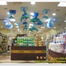 142. 성남세이브존 롯데제과 이벤트 행사 매대 풍선장식 / 분당 풍선가게 이미지