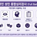 종합심리검사 종류 및 실시목적 이미지
