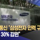 로이터통신 "삼성전자 인력 구조조정‥최대 30% 감원" 이미지