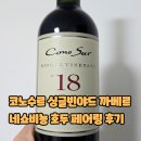 자두랑 호두랑 | 코노수르 싱글빈야드 까베르네쇼비뇽 호두 페어링 후기