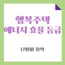 부산 행복주택 에너지 효율 등급 알아보기｜난방비 절약 가능한 단지는?
